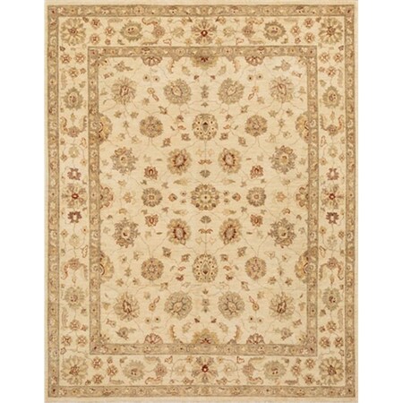 Loloi 5 ft. 6 in. x 8 ft. 6 in. Majestic Rectangular Shape Hand Knotted Area Rug- Ivory and Ivory MAJEMM-03IVIV5686
